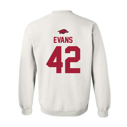 Arkansas - NCAA Football : Jeremy Evans - Classic Shersey Crewneck Sweatshirt-1