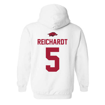 Arkansas - NCAA Softball : Ashtyn Reichardt - Classic Shersey Hooded Sweatshirt-1