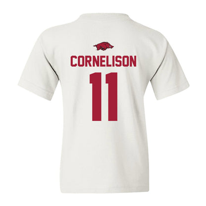 Arkansas - NCAA Baseball : Luke Cornelison - Classic Shersey Youth T-Shirt-1