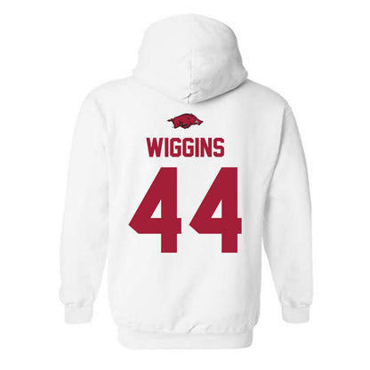 Arkansas - NCAA Baseball : Carson Wiggins - Classic Shersey Hooded Sweatshirt-1