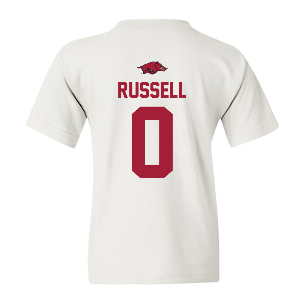 Arkansas - NCAA Football : Braylen Russell - Classic Shersey Youth T-Shirt-1