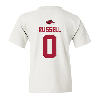 Arkansas - NCAA Football : Braylen Russell - Classic Shersey Youth T-Shirt-1