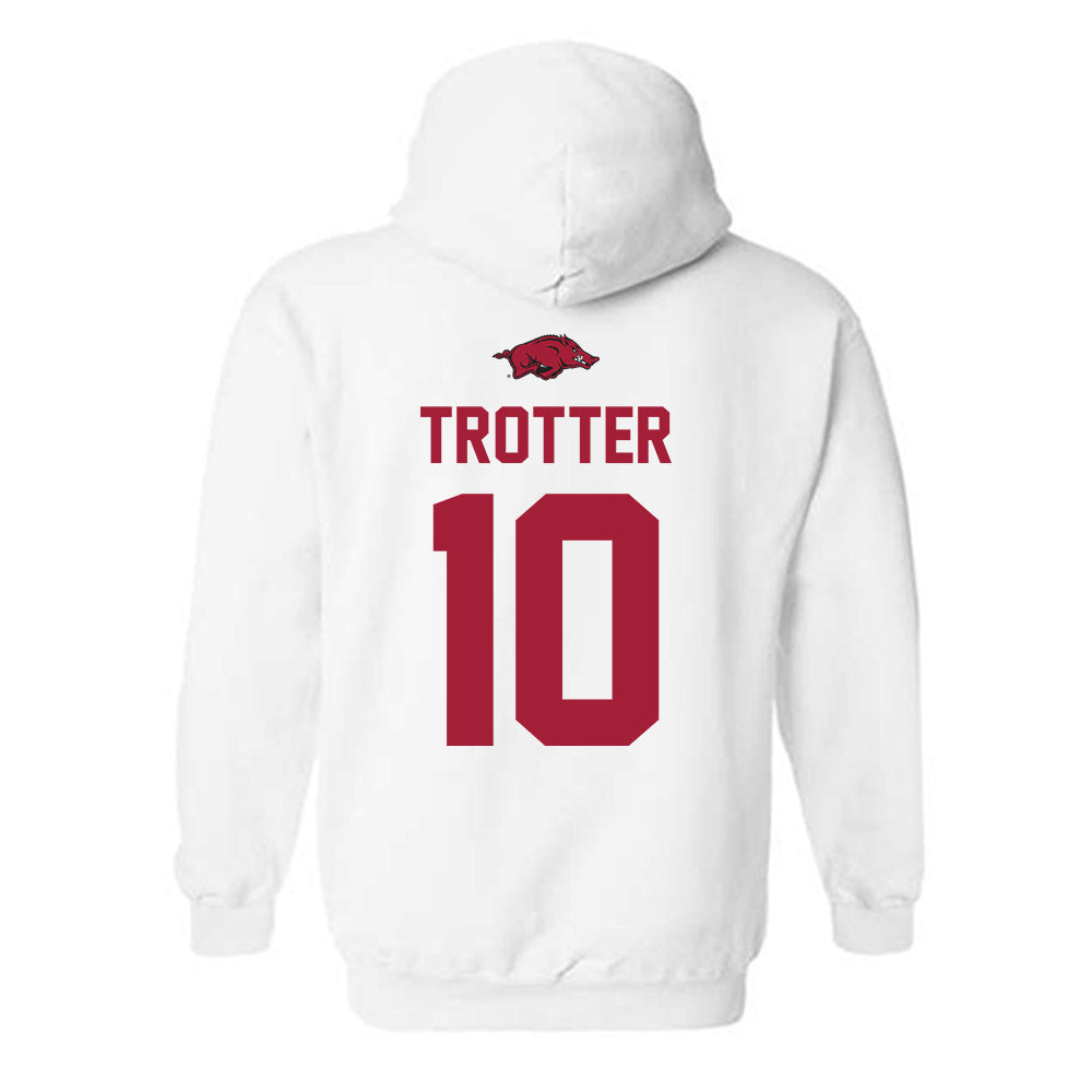 Arkansas - NCAA Football : Cade Trotter - Classic Shersey Hooded Sweatshirt-1