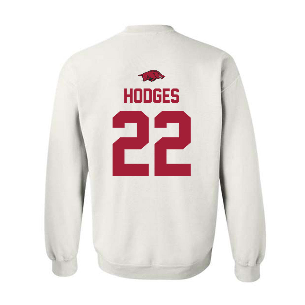 Arkansas - NCAA Football : Tj HODGES - Classic Shersey Crewneck Sweatshirt-1