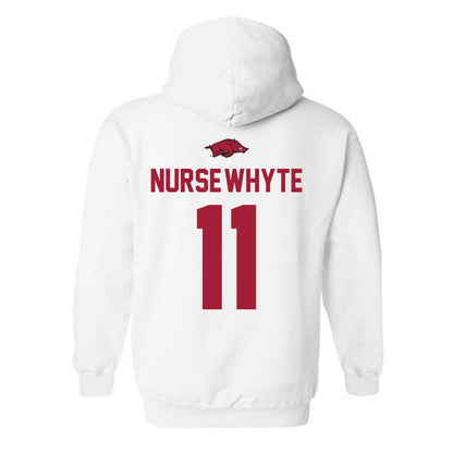Arkansas - NCAA Women's Soccer : Aniyah Nurse-Whyte - Classic Shersey Hooded Sweatshirt-1