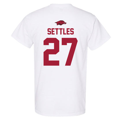 Arkansas - NCAA Football : Cameron Settles - Classic Shersey T-Shirt-1