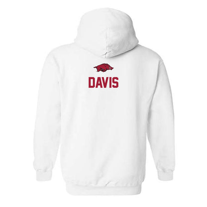 Arkansas - NCAA Women's Track & Field : Kayla Davis - Classic Shersey Hooded Sweatshirt-1