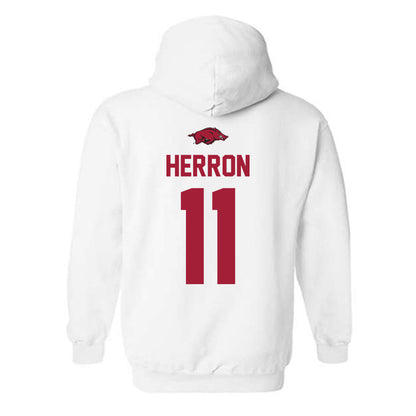 Arkansas - NCAA Softball : Robyn Herron - Classic Shersey Hooded Sweatshirt-1