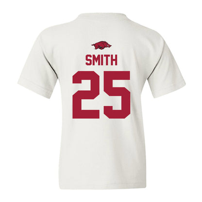 Arkansas - NCAA Football : Ja’Quavion Smith - Classic Shersey Youth T-Shirt-1