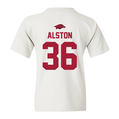 Arkansas - NCAA Football : Brian Alston - Classic Shersey Youth T-Shirt-1