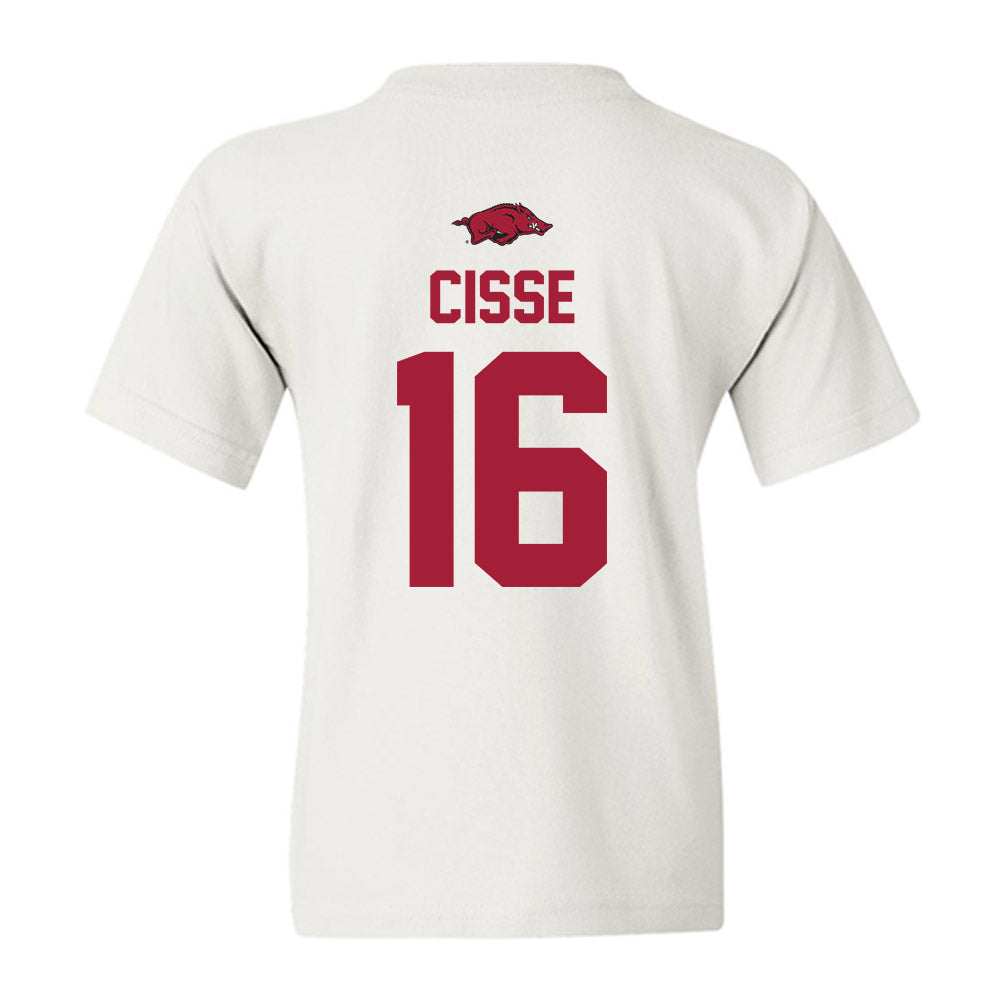 Arkansas - NCAA Football : Ismael Cisse - Classic Shersey Youth T-Shirt-1