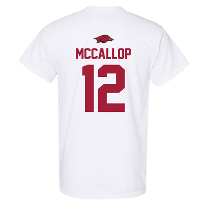 Arkansas - NCAA Women's Basketball : Grace McCallop - Classic Shersey T-Shirt-1