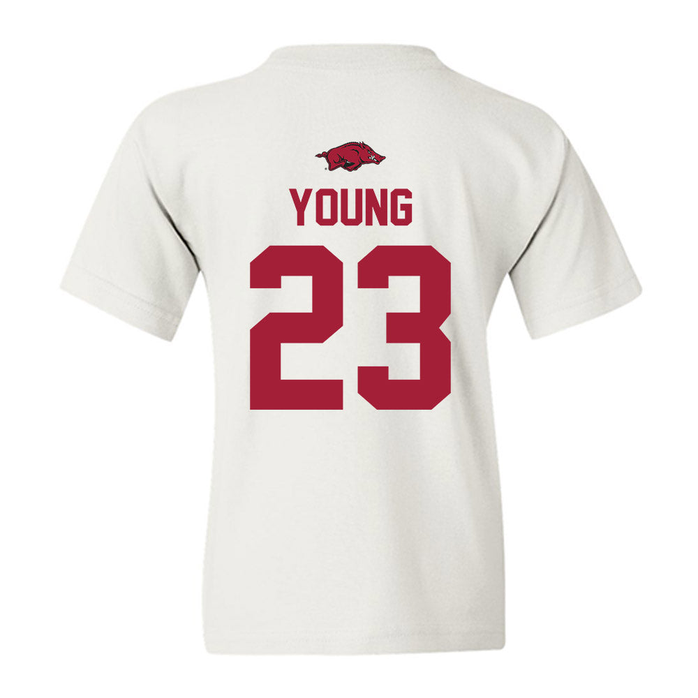 Arkansas - NCAA Football : Kevin Young - Classic Shersey Youth T-Shirt-1