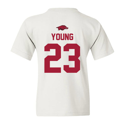 Arkansas - NCAA Football : Kevin Young - Classic Shersey Youth T-Shirt-1