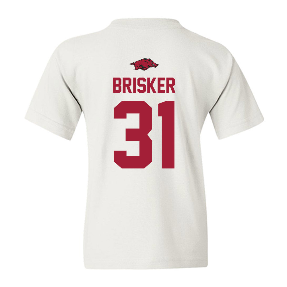 Arkansas - NCAA Football : Blake Brisker - Classic Shersey Youth T-Shirt-1