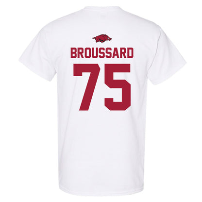 Arkansas - NCAA Football : Kavion Broussard - Classic Shersey T-Shirt-1
