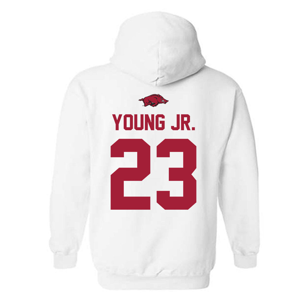 Arkansas - NCAA Football : Kevin Young Jr. - Classic Shersey Hooded Sweatshirt-1