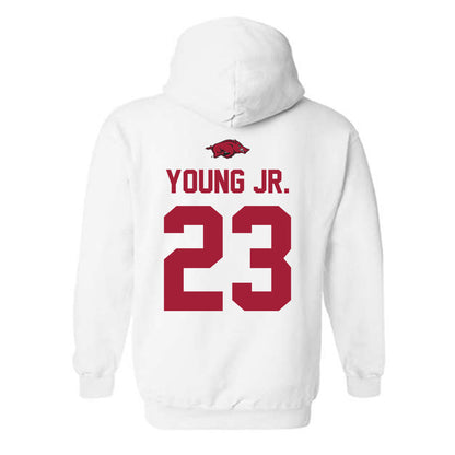 Arkansas - NCAA Football : Kevin Young Jr. - Classic Shersey Hooded Sweatshirt-1