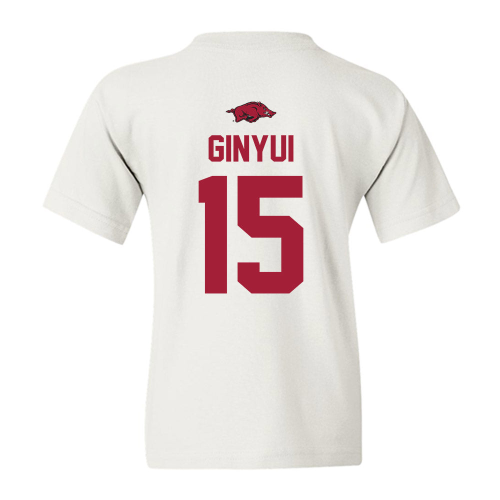Arkansas - NCAA Football : Nsongbeh Ginyui - Classic Shersey Youth T-Shirt-1