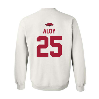 Arkansas - NCAA Baseball : Kuhio Aloy - Classic Shersey Crewneck Sweatshirt-1