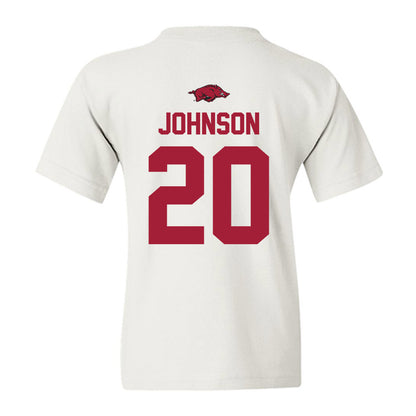 Arkansas - NCAA Football : Jahiem Johnson - Classic Shersey Youth T-Shirt-1