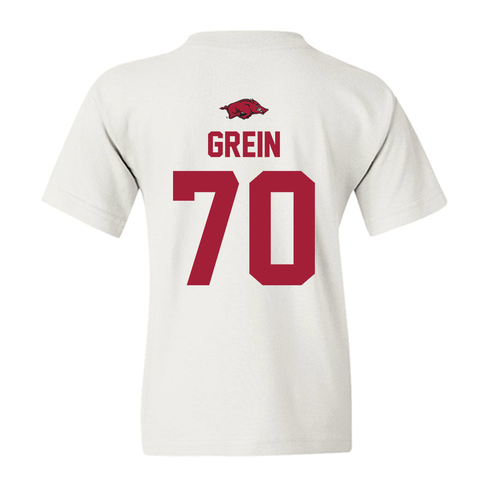 Arkansas - NCAA Football : Dan Grein - Classic Shersey Youth T-Shirt-1