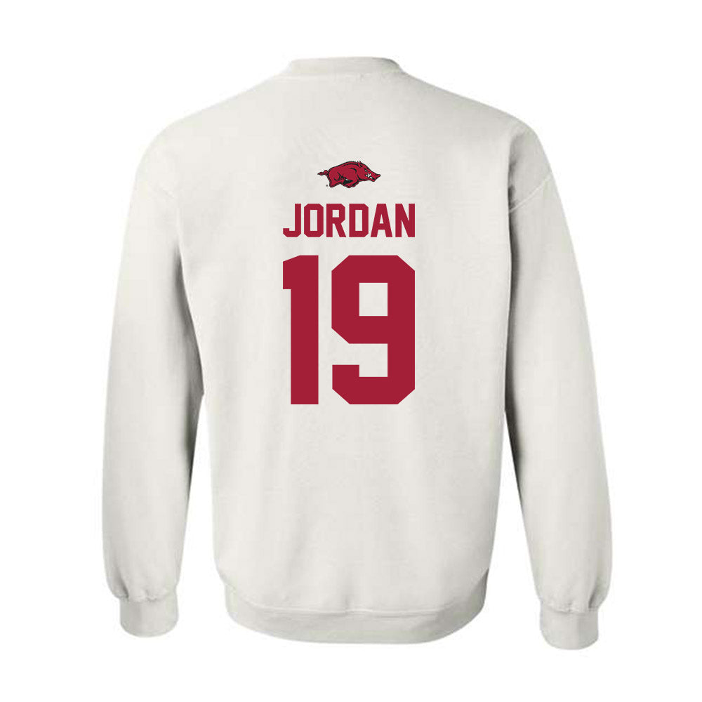 Arkansas - NCAA Football : Antonio Jordan - Classic Shersey Crewneck Sweatshirt-1