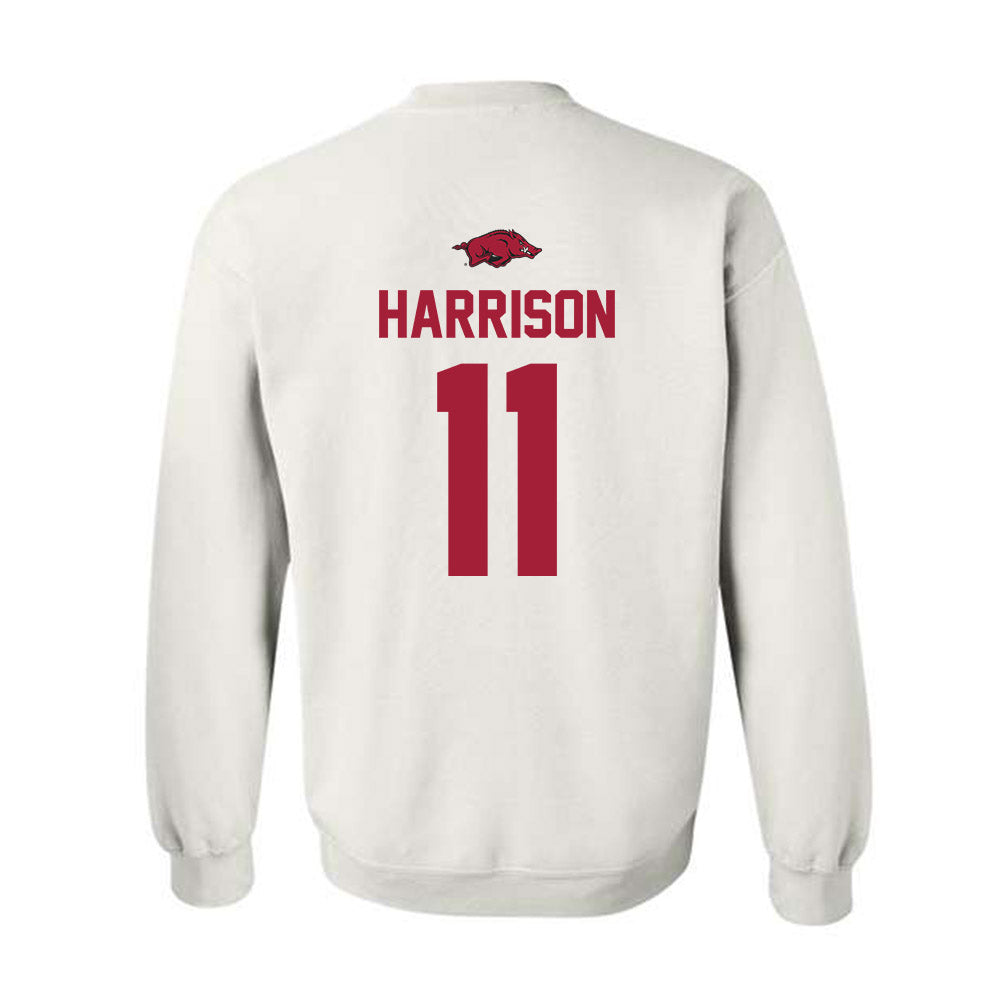 Arkansas - NCAA Football : Monte Harrison - Classic Shersey Crewneck Sweatshirt-1