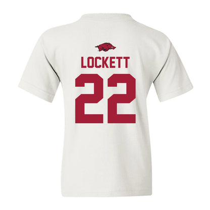 Arkansas - NCAA Football : Tay Lockett - Classic Shersey Youth T-Shirt-1