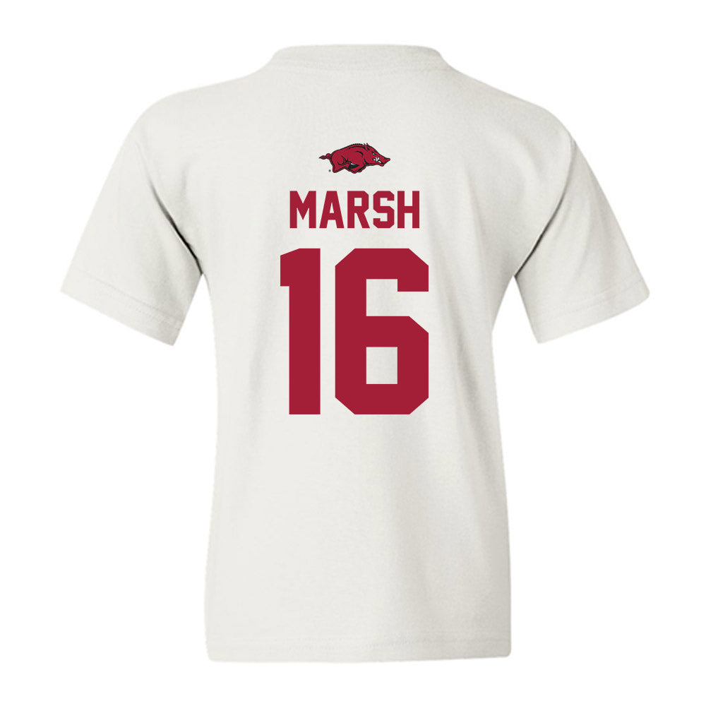 Arkansas - NCAA Football : Kourtlan Marsh - Classic Shersey Youth T-Shirt-1