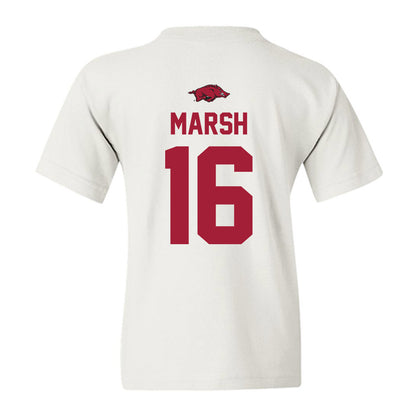 Arkansas - NCAA Football : Kourtlan Marsh - Classic Shersey Youth T-Shirt-1