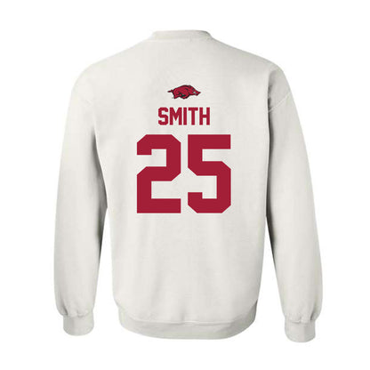 Arkansas - NCAA Football : Ja’Quavion Smith - Classic Shersey Crewneck Sweatshirt-1
