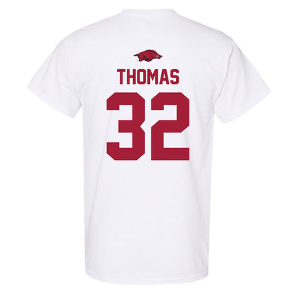 Arkansas - NCAA Women's Basketball : D'Asia Thomas - Classic Shersey T-Shirt-1