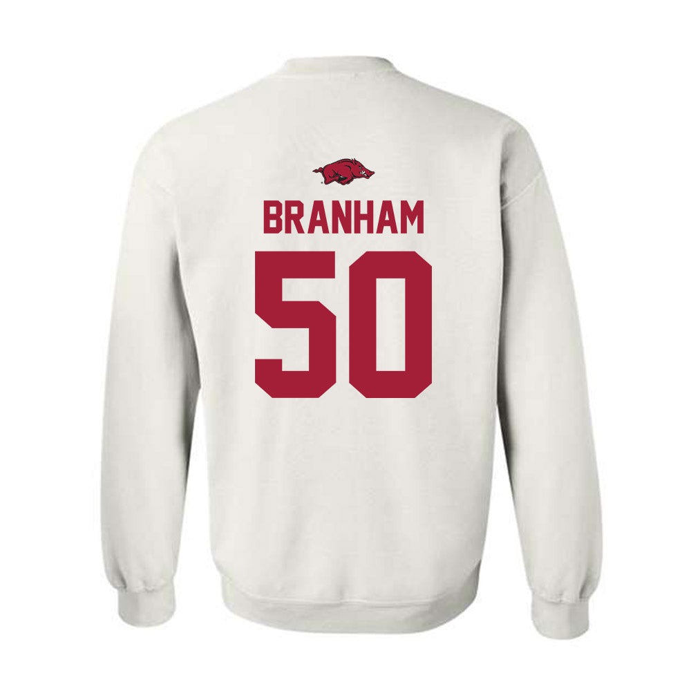 Arkansas - NCAA Football : Kobe Branham - Classic Shersey Crewneck Sweatshirt-1