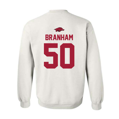 Arkansas - NCAA Football : Kobe Branham - Classic Shersey Crewneck Sweatshirt-1