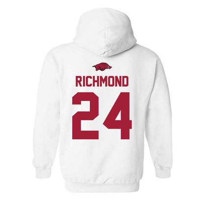 Arkansas - NCAA Men's Basketball : Billy Richmond - Classic Shersey Hooded Sweatshirt-1
