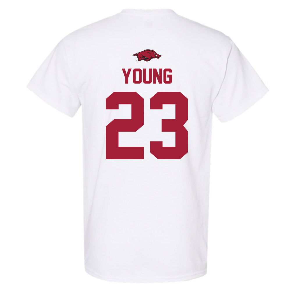 Arkansas - NCAA Football : Kevin Young - Classic Shersey T-Shirt-1