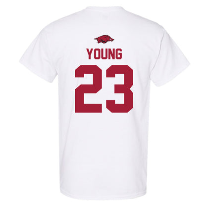 Arkansas - NCAA Football : Kevin Young - Classic Shersey T-Shirt-1