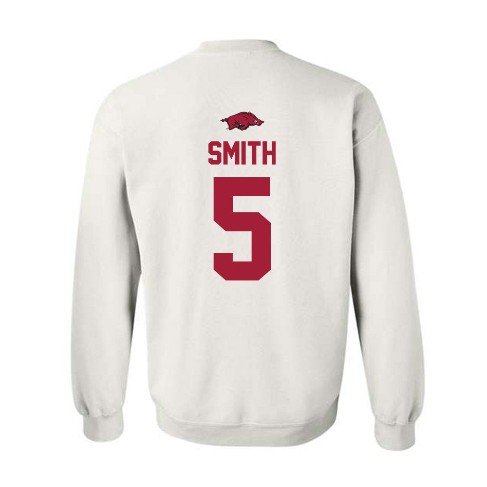 Arkansas - NCAA Football : Sutton Smith - Classic Shersey Crewneck Sweatshirt-1