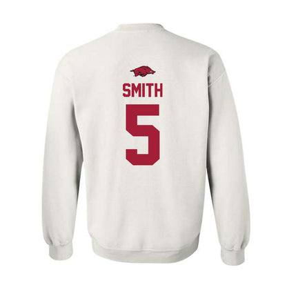 Arkansas - NCAA Football : Sutton Smith - Classic Shersey Crewneck Sweatshirt-1