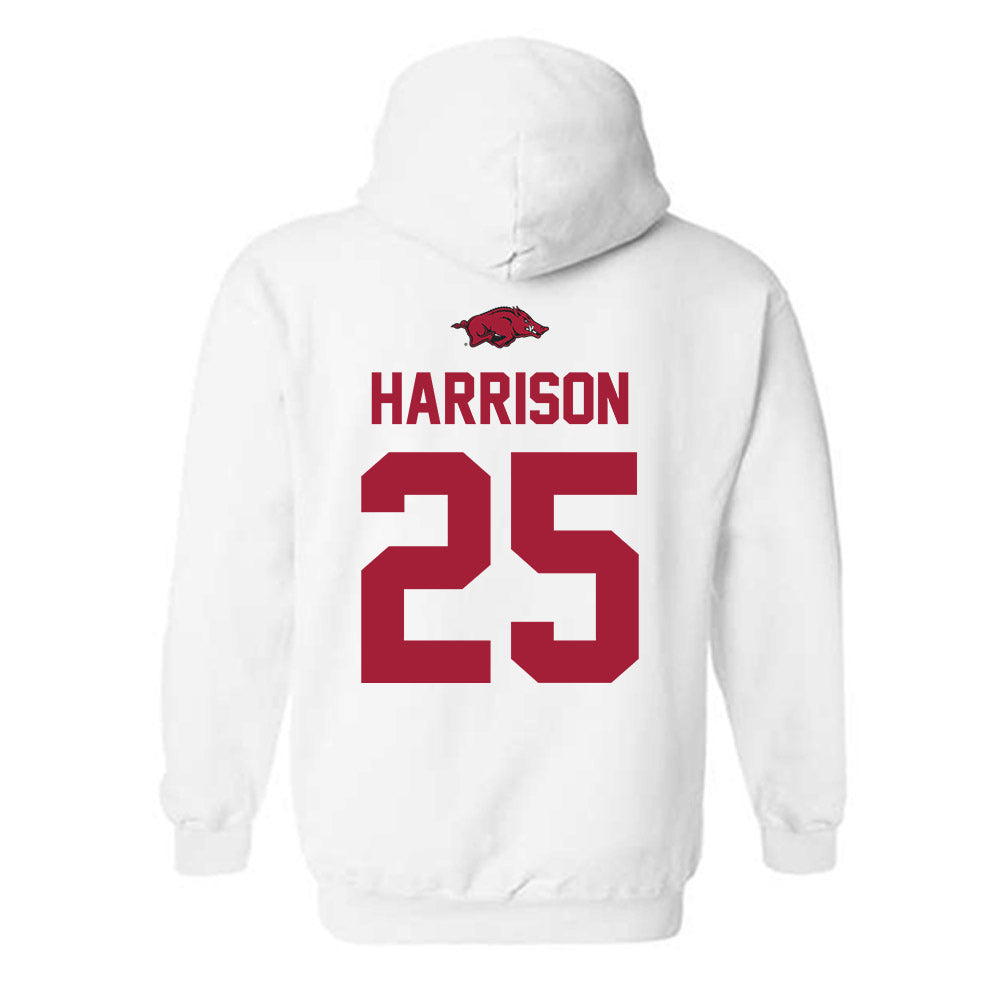 Arkansas - NCAA Softball : Cameryn Harrison - Classic Shersey Hooded Sweatshirt-1