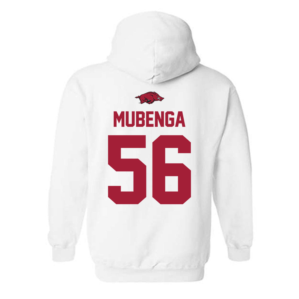 Arkansas - NCAA Football : Ben Mubenga - Classic Shersey Hooded Sweatshirt-1