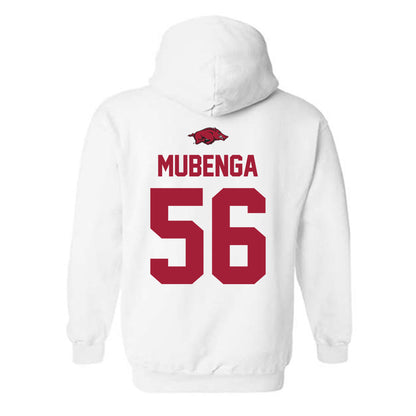 Arkansas - NCAA Football : Ben Mubenga - Classic Shersey Hooded Sweatshirt-1