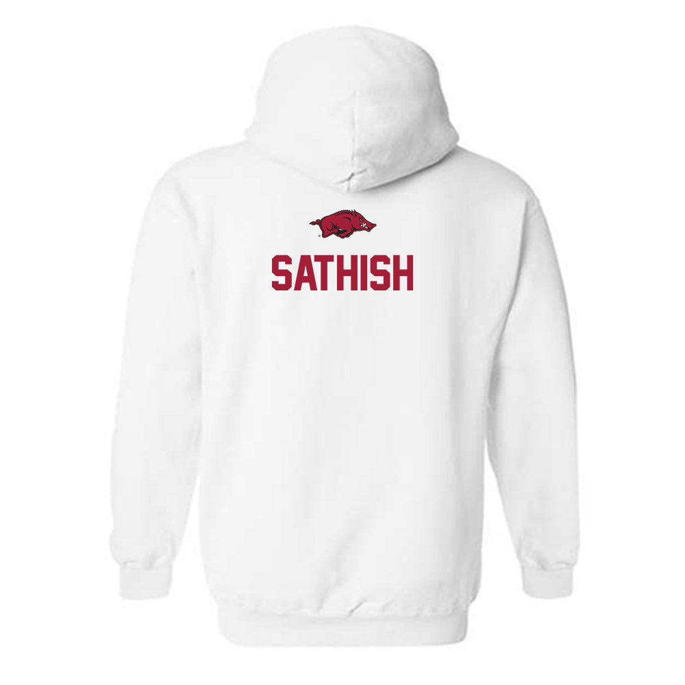 Arkansas - NCAA Women's Golf : Swetha Sathish - Classic Shersey Hooded Sweatshirt-1