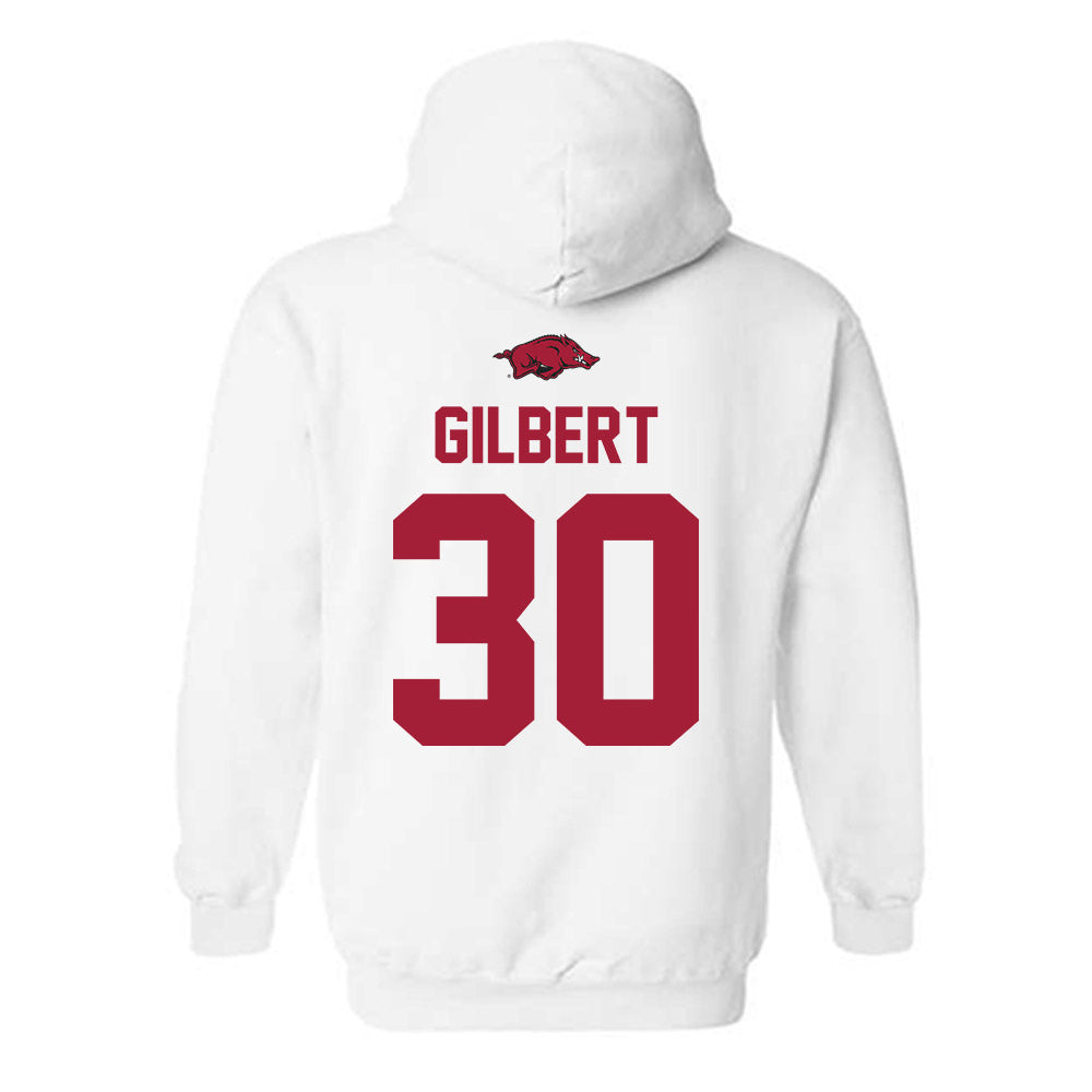 Arkansas - NCAA Football : Max Gilbert - Classic Shersey Hooded Sweatshirt-1