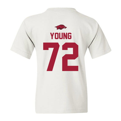 Arkansas - NCAA Football : Tucker Young - Classic Shersey Youth T-Shirt-1