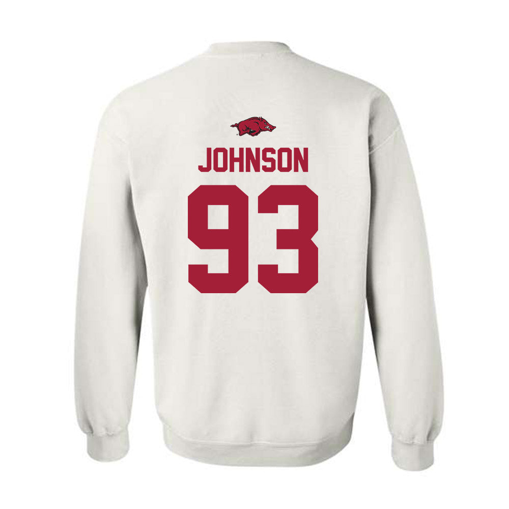 Arkansas - NCAA Football : Keiundre Johnson - Classic Shersey Crewneck Sweatshirt-1