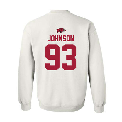 Arkansas - NCAA Football : Keiundre Johnson - Classic Shersey Crewneck Sweatshirt-1