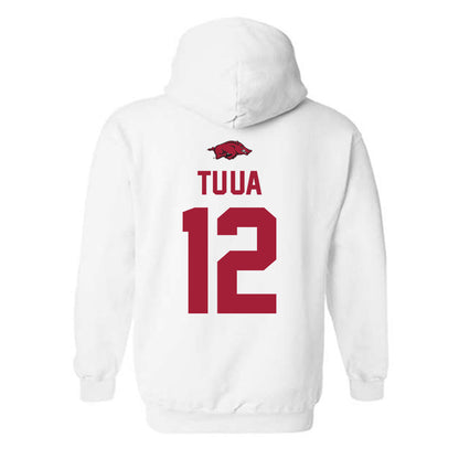 Arkansas - NCAA Women's Soccer : Vailana Tu'ua - Classic Shersey Hooded Sweatshirt-1