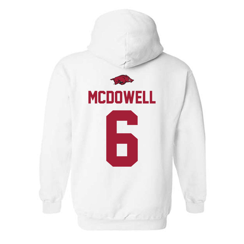 Arkansas - NCAA Softball : Ella McDowell - Classic Shersey Hooded Sweatshirt-1